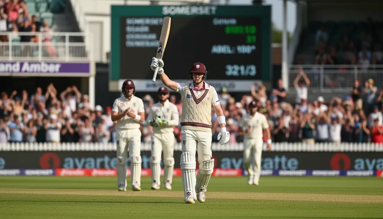 Abell's Century Secures Somerset's Perfect Championship Start