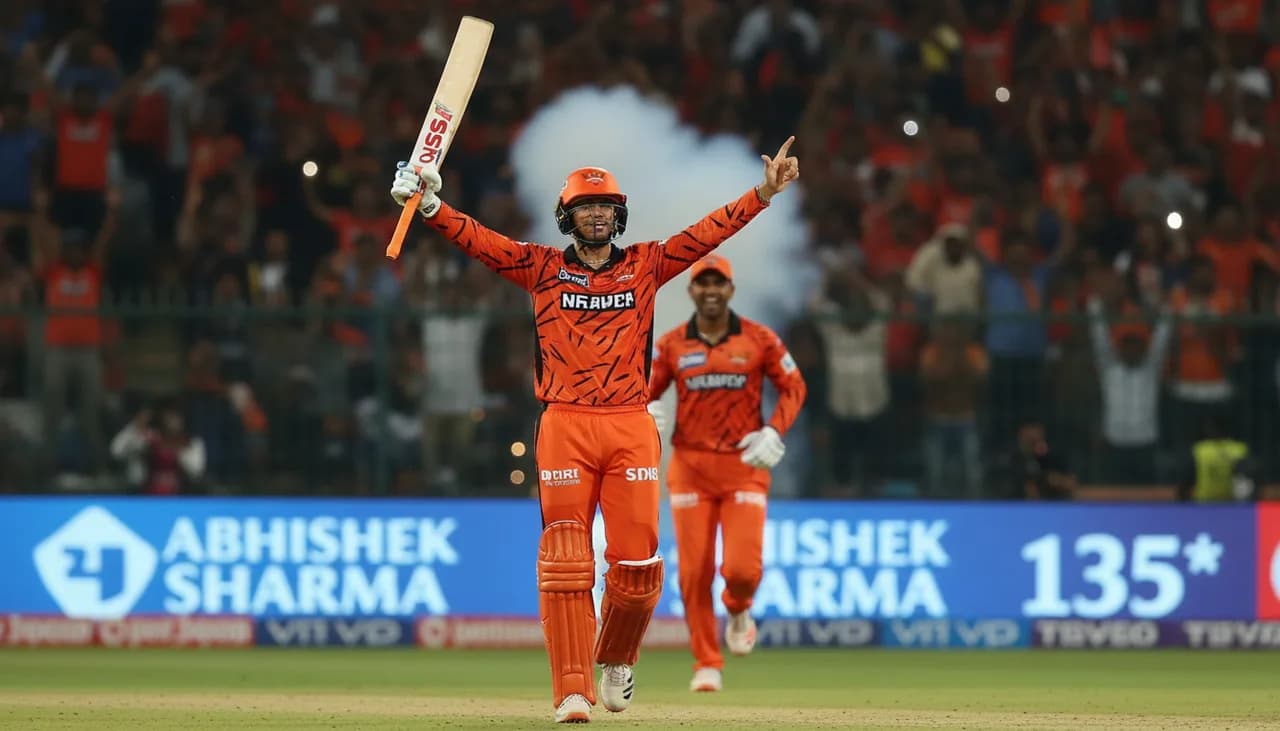 Abhishek Sharma's Magnificent 135* Enters IPL History Books
