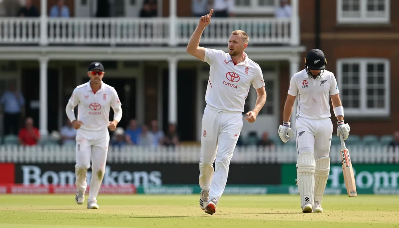 Atkinson Strikes Gold: Latham Falls in Opening Over at Lord's