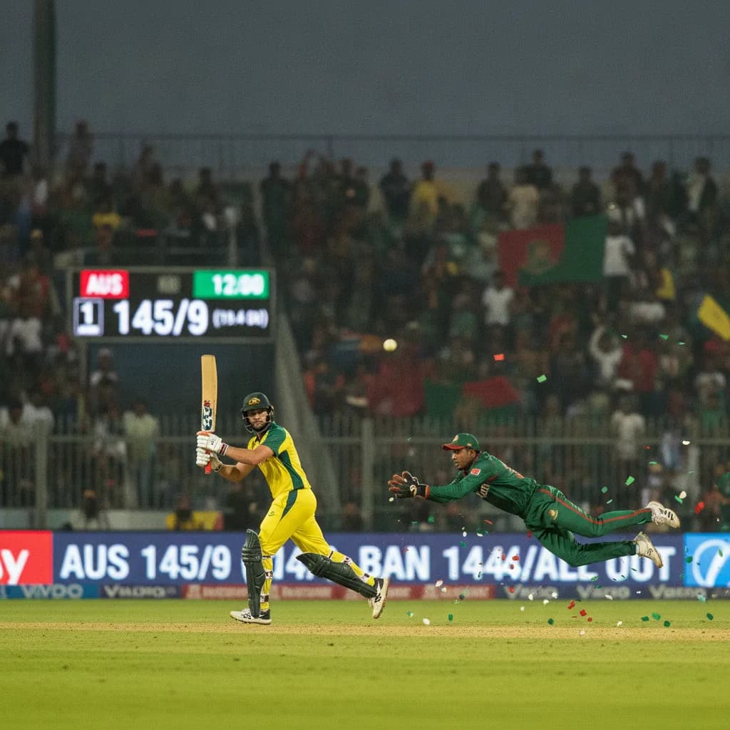 Australia Salvage Pride with Narrow Victory in Mirpur