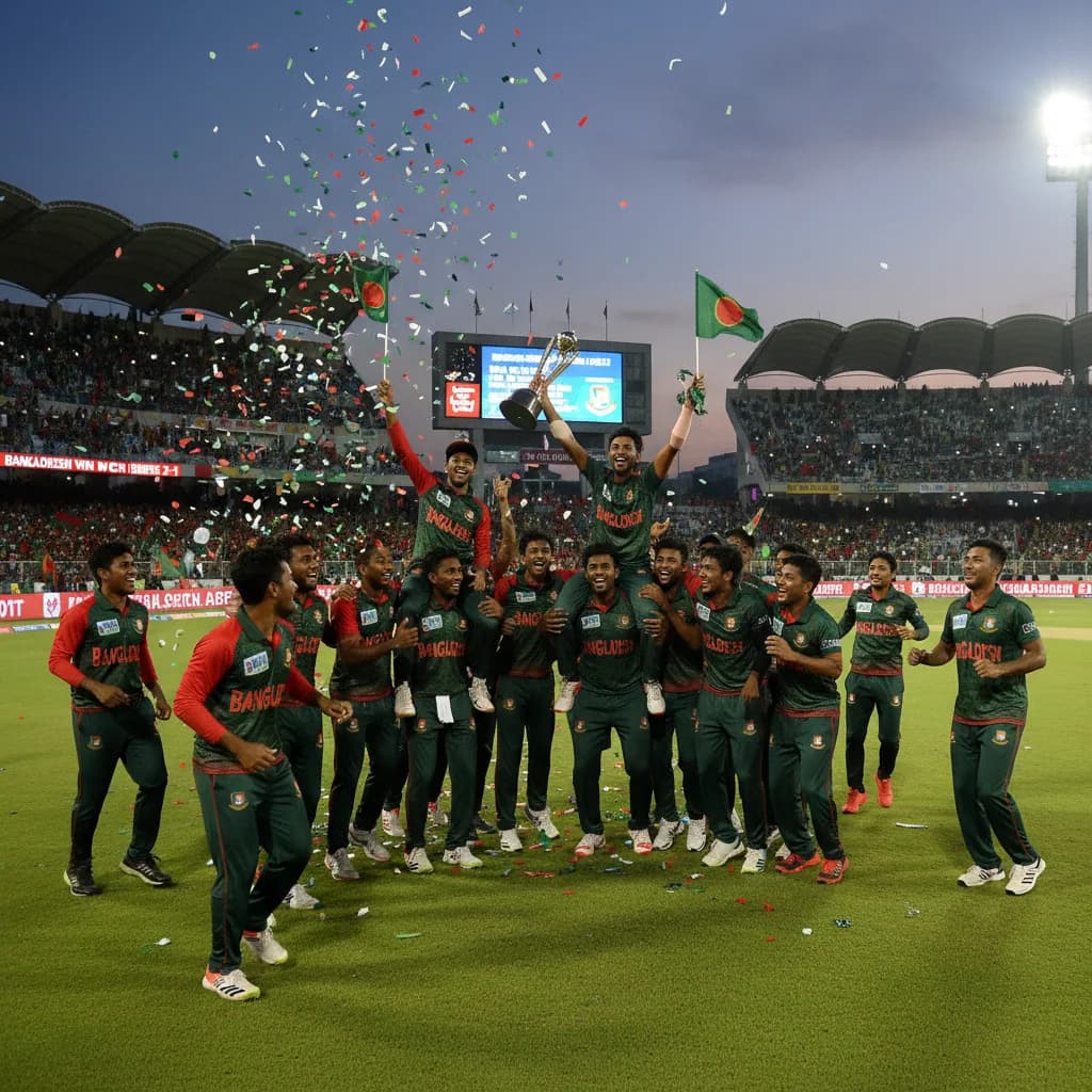 Bangladesh Claim Historic ODI Series Victory Over New Zealand