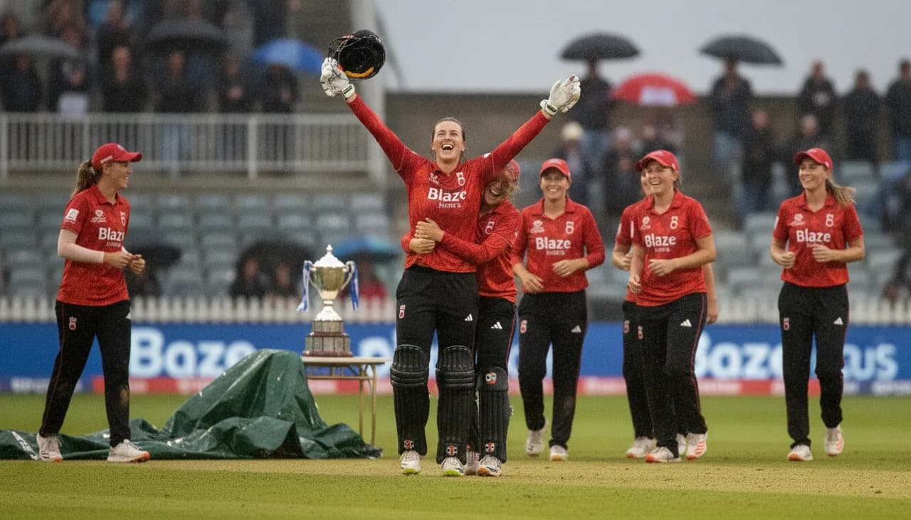 Blaze Claim T20 County Cup Crown in Rain-Hit Final