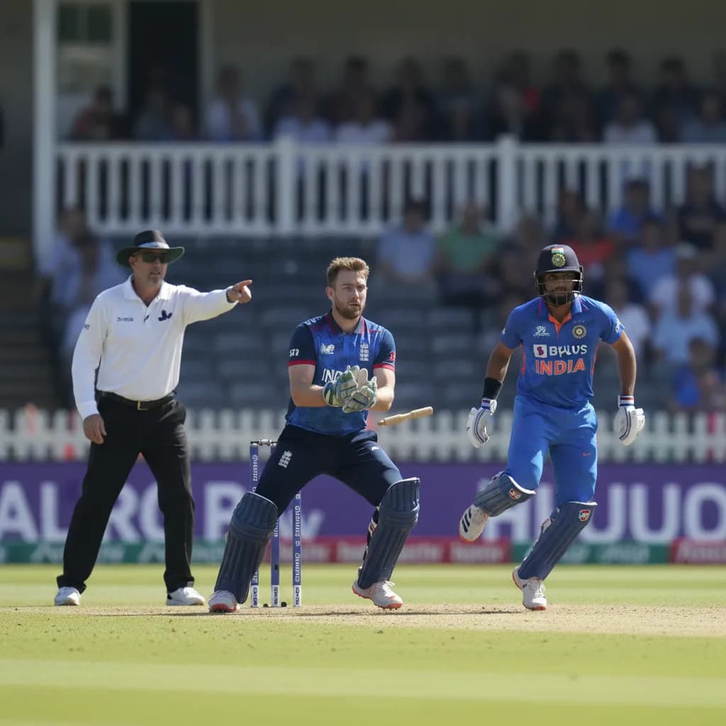 Buttler's Fingertip Stumping Removes Varma in Trent Bridge Thriller