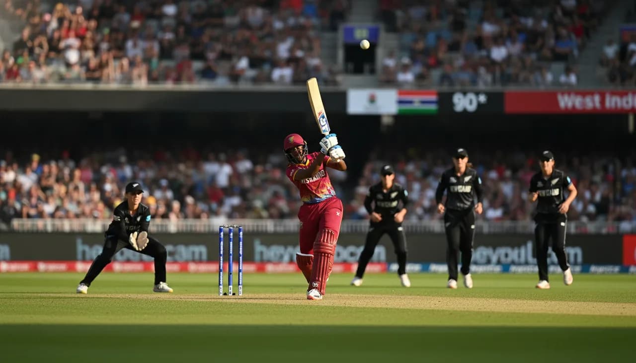 Campbelle's Career-Best 90* Stuns New Zealand in World Cup Opener