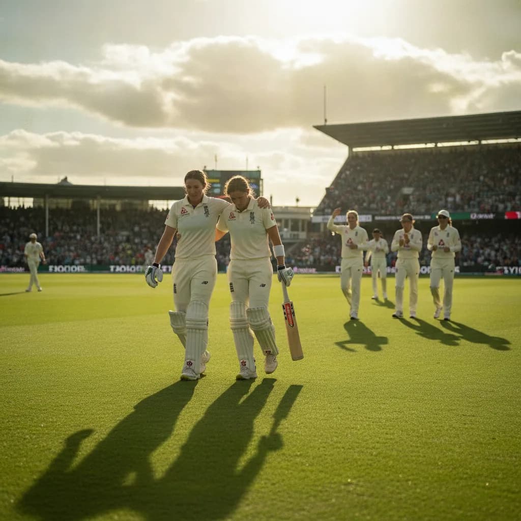England Stare Down Defeat as Knight and Beaumont Bow Out