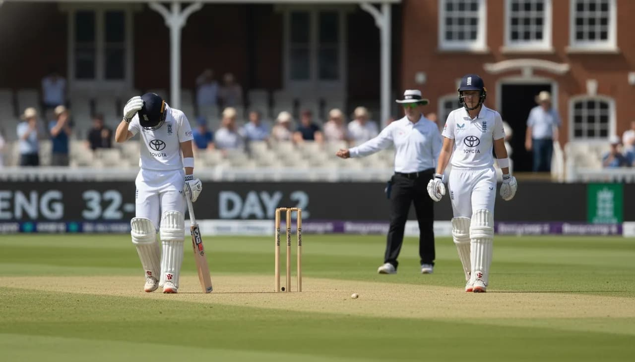 England Women Collapse to 32-3 on Day Two at Lord's