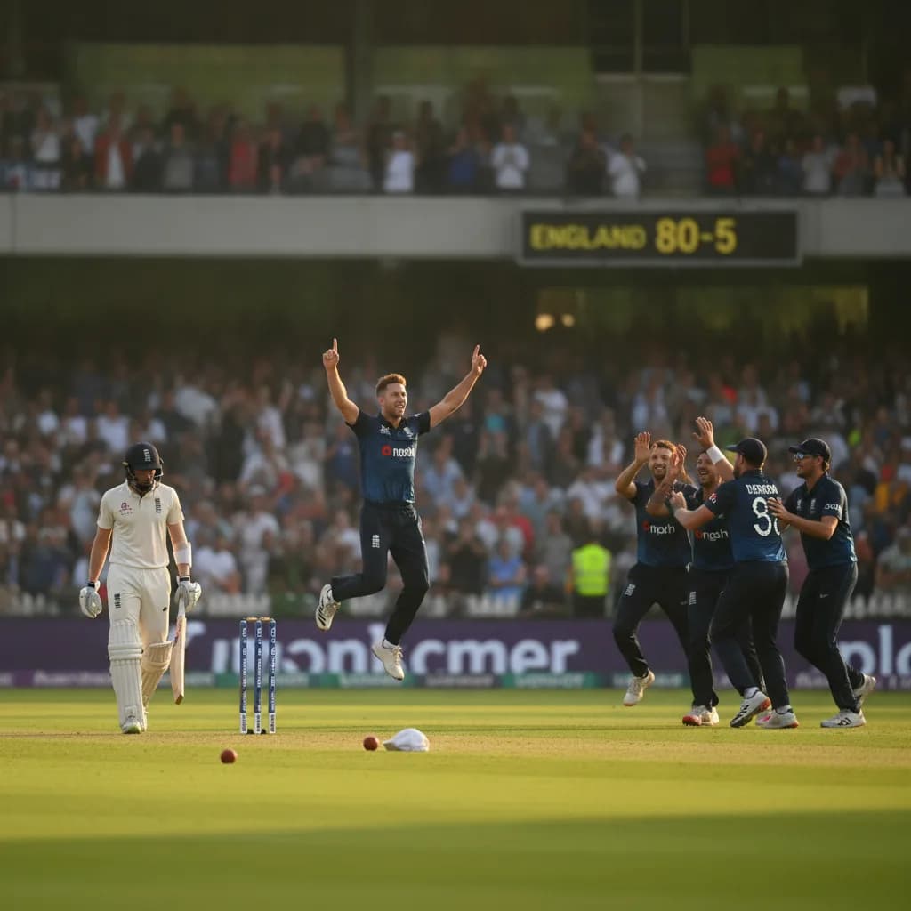 England's Stunning Collapse: 61-0 to 80-5 at Edgbaston