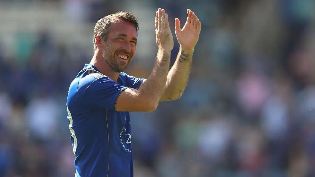 Fuchs Marks Cricket Debut With Six Into River and Cheeky Kiss