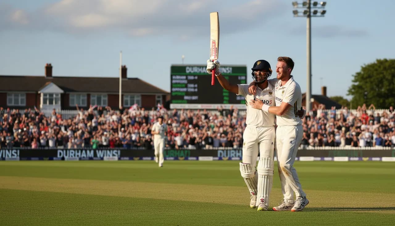 Gay and Bedingham centuries fire Durham to stunning victory