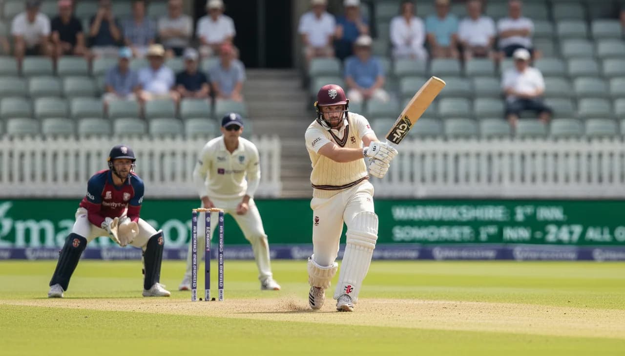 Goldsworthy's Gutsy 90 Not Enough as Warwickshire Seize Day One
