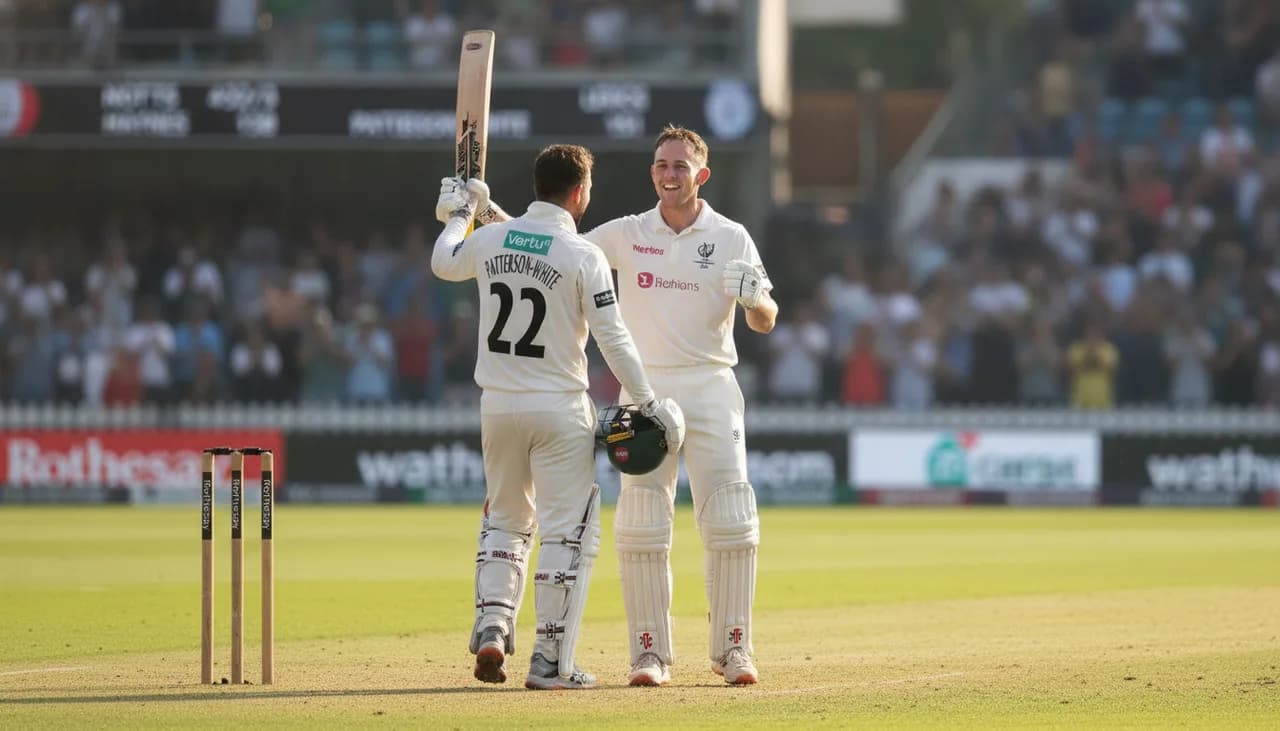 Haynes and Patterson-White Tons Put Notts in Command vs Leics