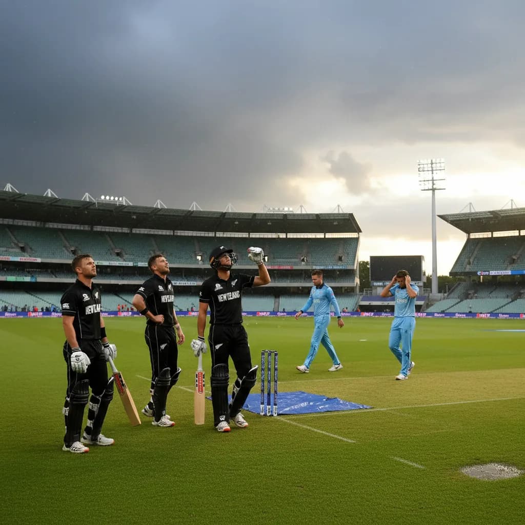 Kiwis Level Series as Rain Denies England in Third ODI
