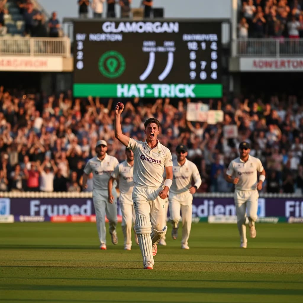 Norton's Mother Missed Historic Hat-Trick Debut for Glamorgan