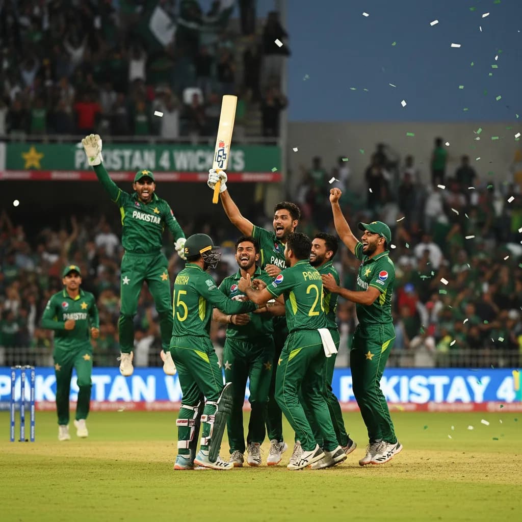 Pakistan Clinch Series 2-1 with Four-Wicket Victory in Thriller