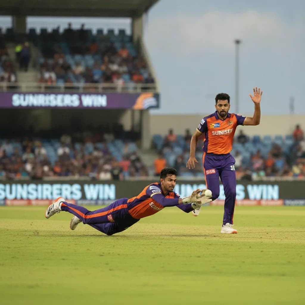 Revis and Abrar's Fielding Brilliance Seals Sunrisers Win