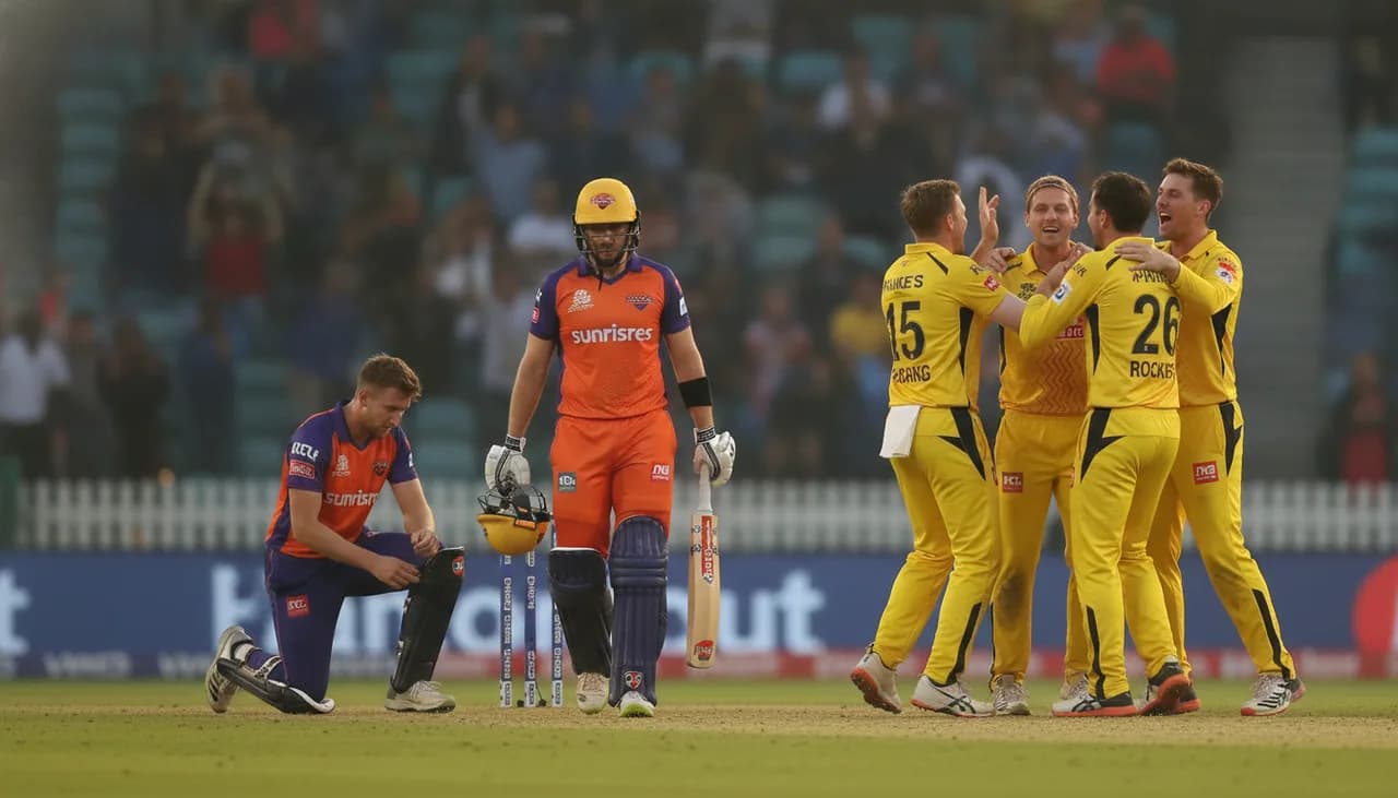 Rockets Hold Nerve to Beat Sunrisers by Five Runs