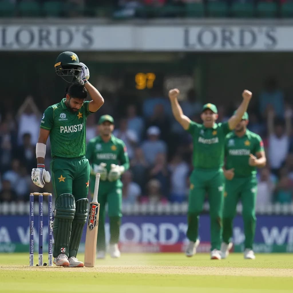 Saud Shakeel's Brilliant 97 Falls Agonisingly Short at Lord's
