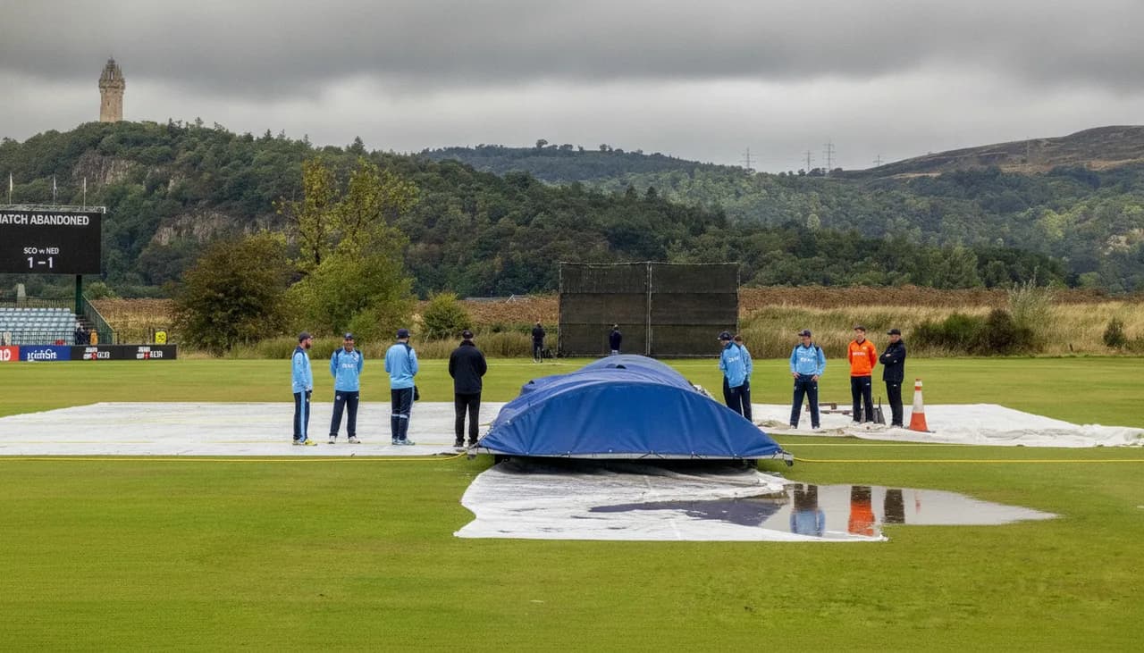 Scotland and Netherlands Share Series After Rain Washes Out Decider