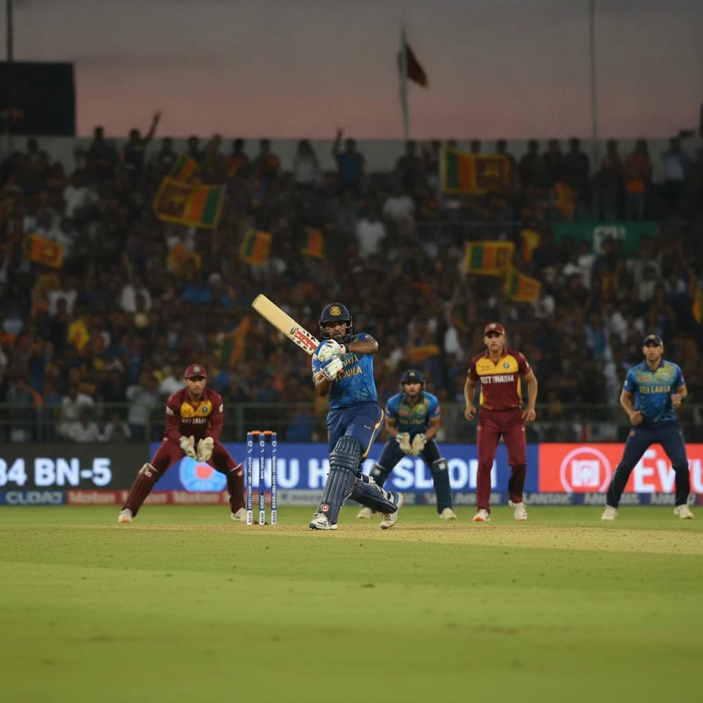 Sri Lanka Cruise Past West Indies by 37 Runs in Second T20I