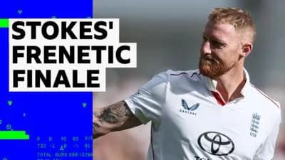 Stokes Bows Out in Style With Blazing Final Test Innings