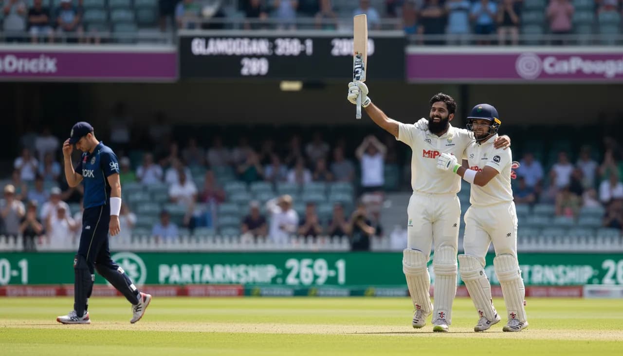 Ul Hassan and Carlson Dominate Hampshire in Record Partnership