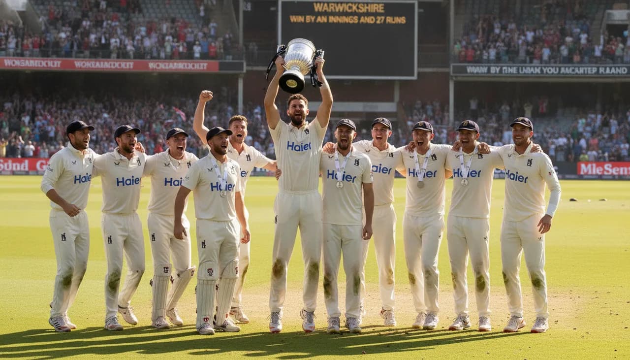 Warwickshire Clinch Ninth Championship Title With Innings Win