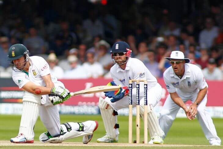 England v South Africa Cricket Match